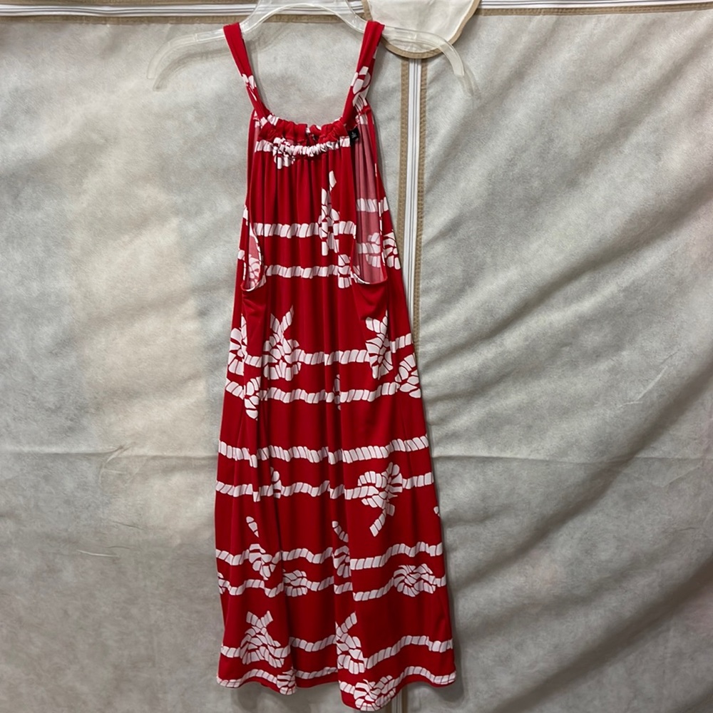 Red strapped dress by Cynthia Rowley, size Large